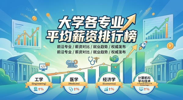 大学各专业平均薪资排行榜