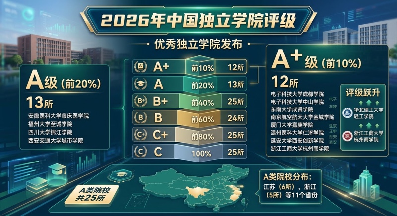 2026年中国独立学院评级