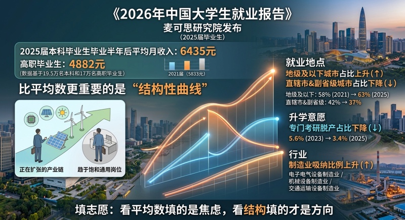 本科平均月薪6435元，真正该盯的不是这个数字